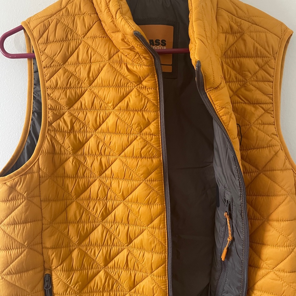 Bass Mustard down Quilted Jacket - Picture 3 of 4